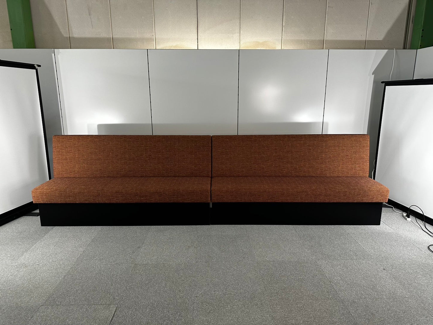 中古|3人掛けソファ セット 造作ソファ ミーティングブースソファ メーカー不明