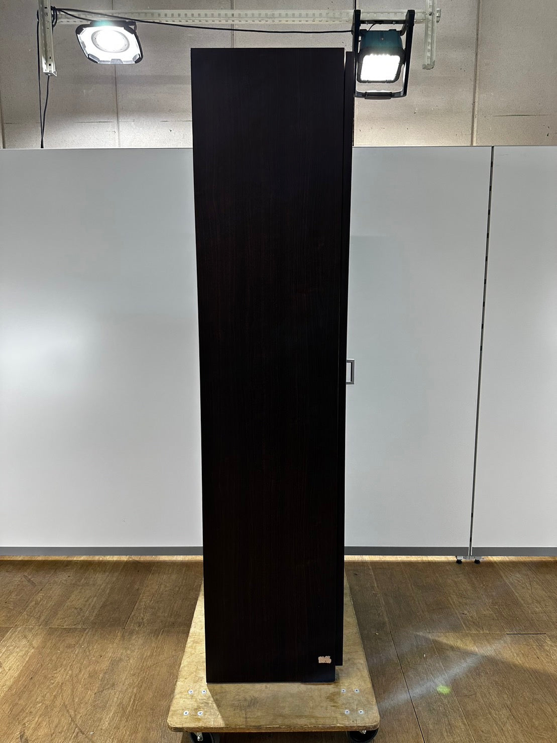 中古|コクヨ 社長 役員書庫 ロッカー 1人用 木製 ワードローブ 鍵あり