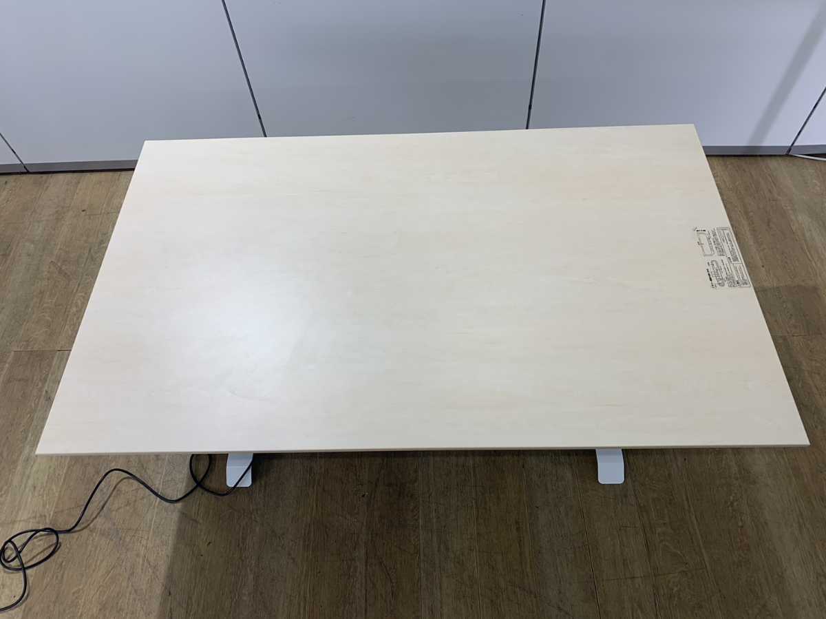 中古|コクヨ 昇降デスク 電動 シークエンス 在宅ワーク W1500mm D900mm H630mm