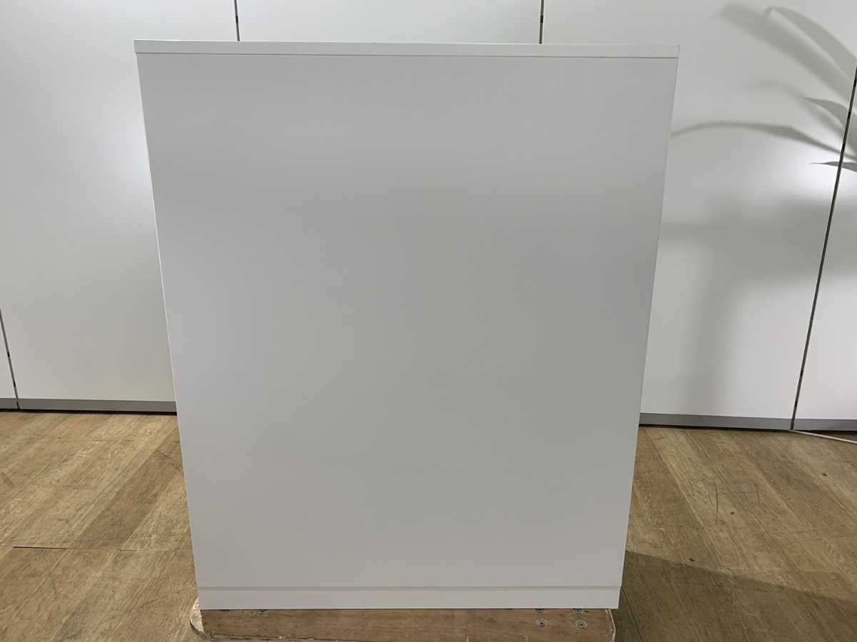 中古|コクヨ オープン書庫 スチール 書庫 保管庫 キャビネット 3段 ホワイト W900mm D450mm H1030mm