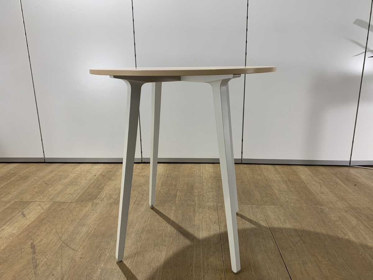 中古|ウチダ 会議テーブル 丸型 円形 ハイテーブル ダイニング カフェ W900mm D900mm H950mm