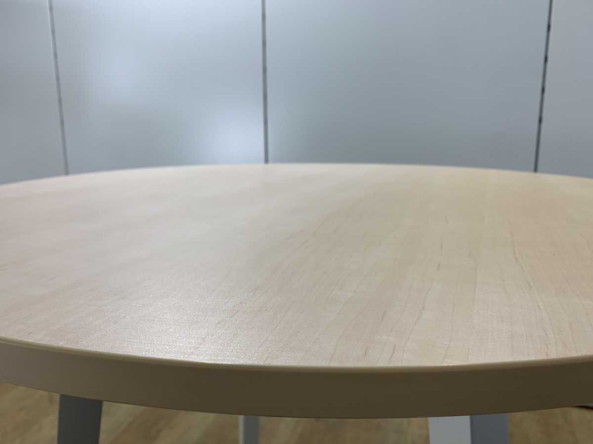 中古|ウチダ 会議テーブル 丸型 円形 ハイテーブル ダイニング カフェ W900mm D900mm H950mm