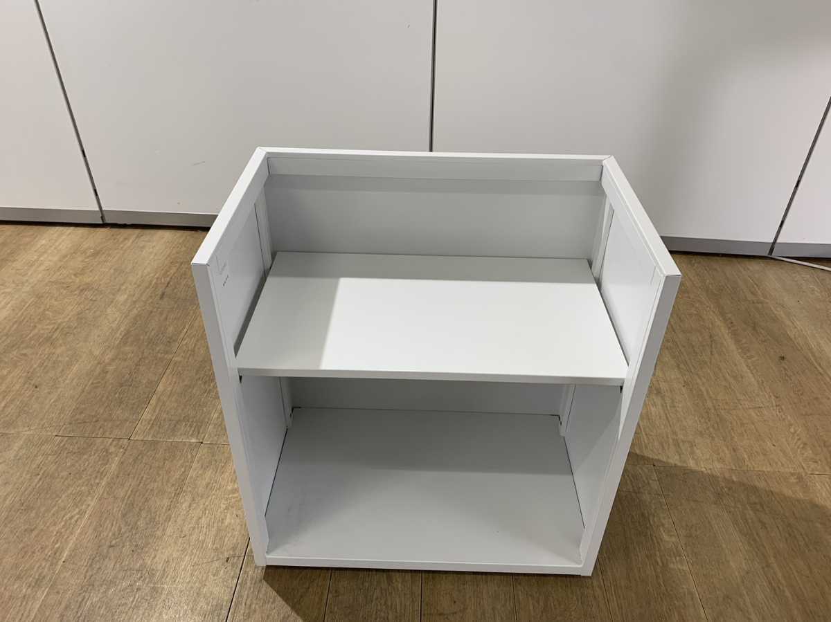 中古|ウチダ オープンワゴン システムワゴン オープン書庫 デスク下 ローキャビネット