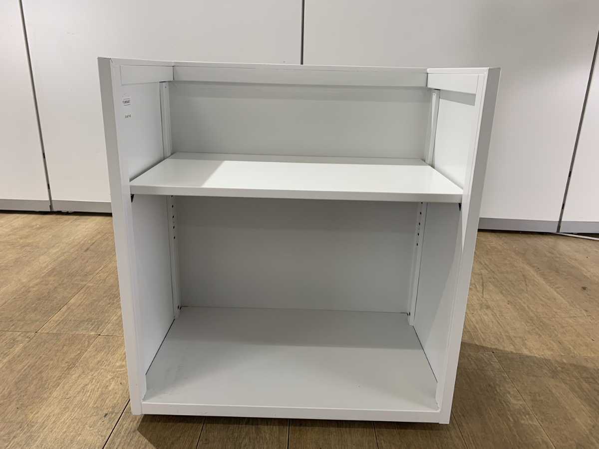 中古|ウチダ オープンワゴン システムワゴン オープン書庫 デスク下 ローキャビネット