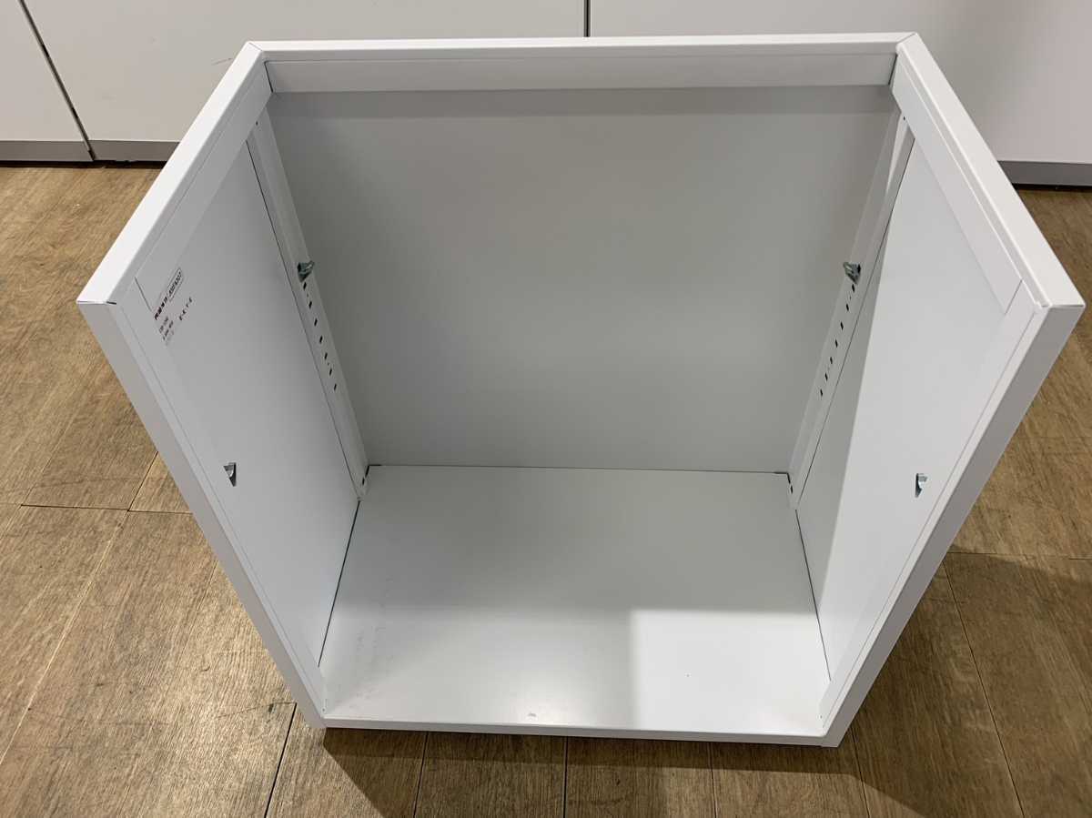 中古|ウチダ オープンワゴン システムワゴン オープン書庫 デスク下 ローキャビネット