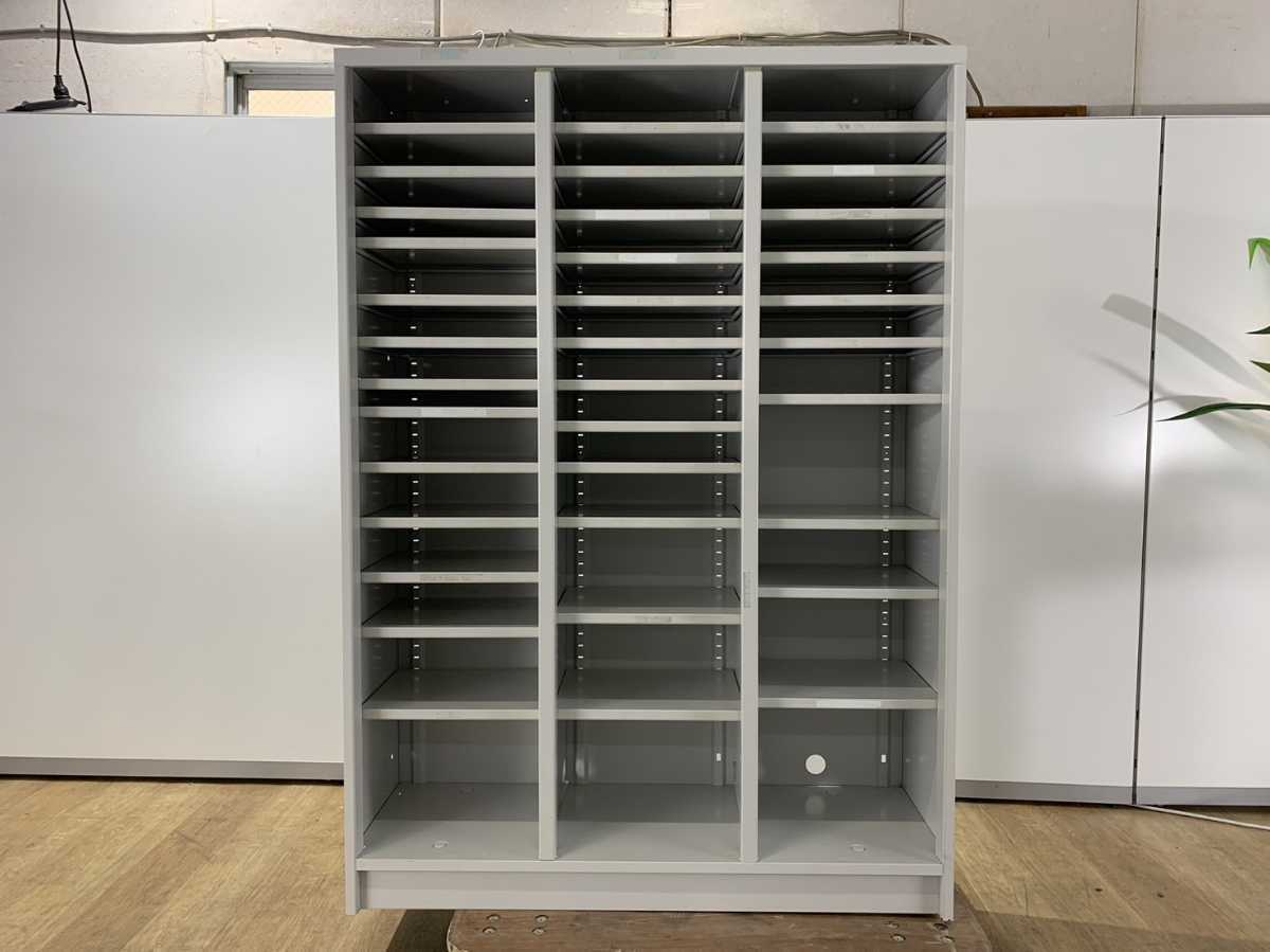 中古|コクヨ オープン書庫 棚 書類整理庫 A4 トレーキャビネット W1035 D350 H1459