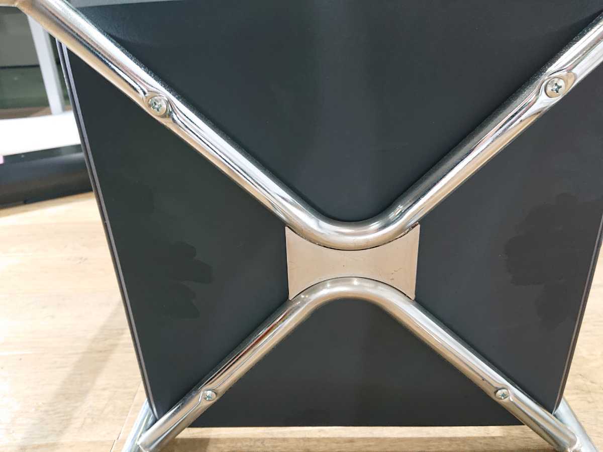 【中古】オカムラ インターレイス テレフォンスタンド電話台 サービステーブル ネオウッドダーク