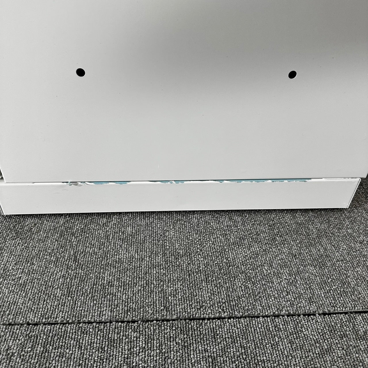 ウチダ/内田洋行 スチール書庫 ローキャビネット 両開き 鍵なし 天板ナチュラル 900 x 450 x1120 中古