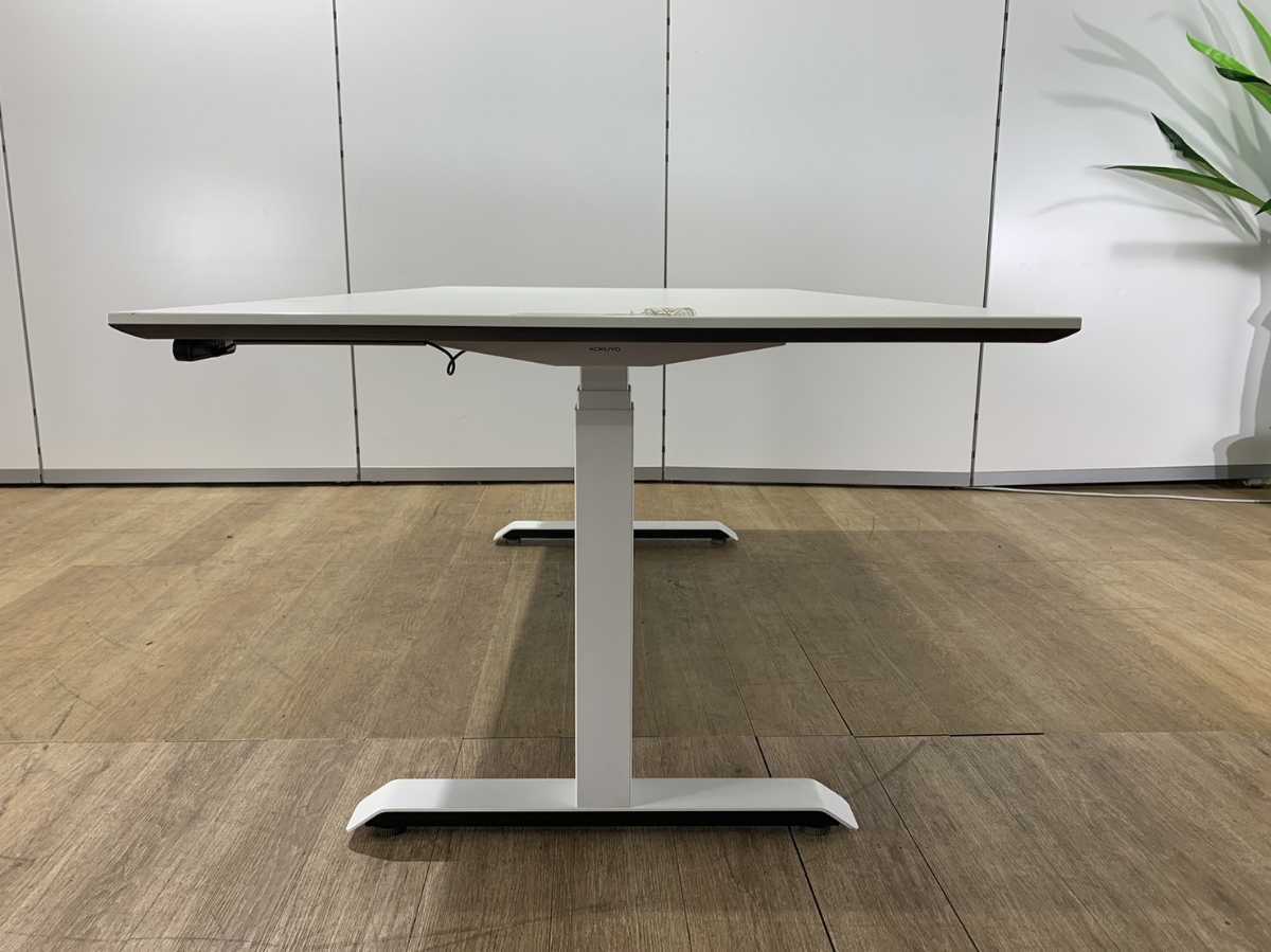 【中古】コクヨ 昇降デスク シークエンス 天板ホワイト スタンディングデスク SE15F6 W1800mm D900mm