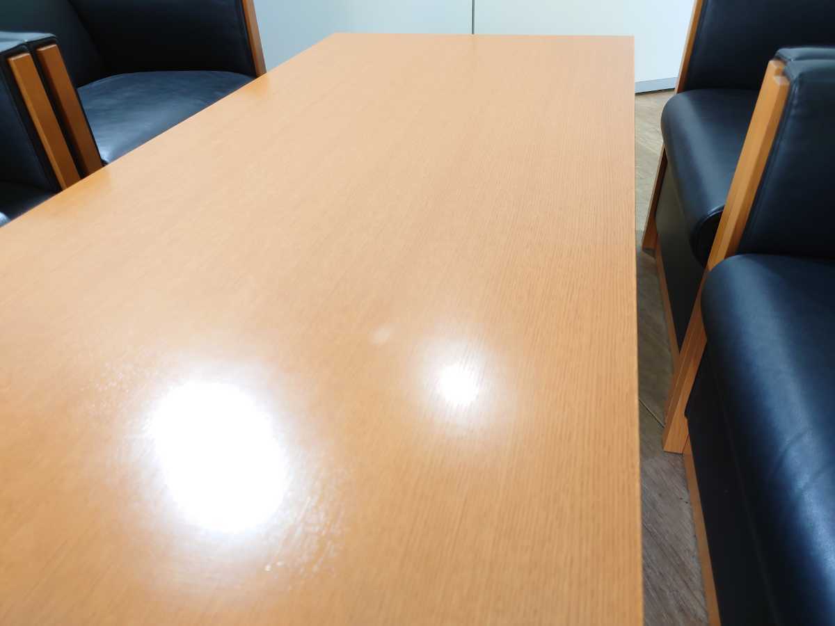 中古｜コクヨ 応接セット 役員室 社長室 ソファ ×4個 コクヨセンターテーブル
