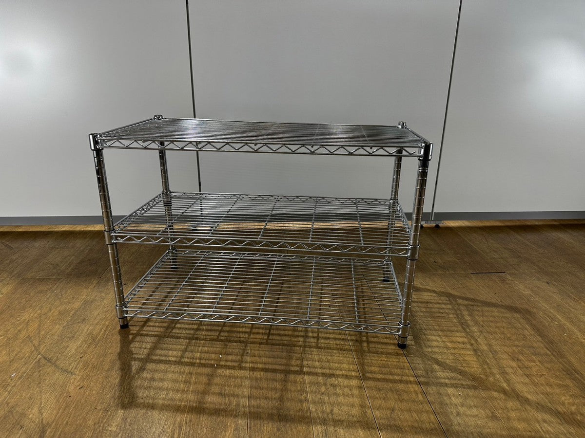 中古｜アイリスオーヤマ ラック メタルラック 飾り棚 スチールラック 幅90cm