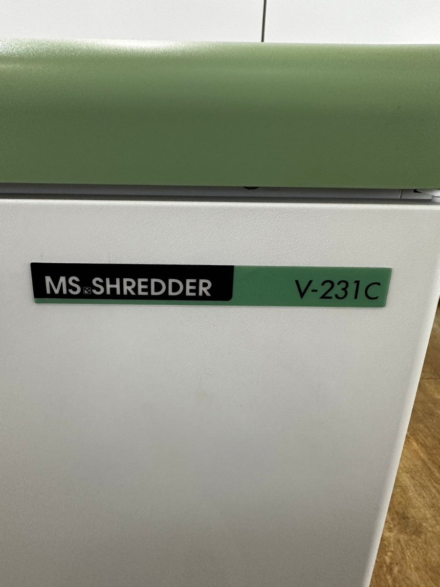 中古 シュレッダー 業務用 強力 明光商会 裁断機 MS SHREDDER V-231C